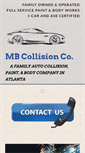 Mobile Screenshot of mbcollision.net